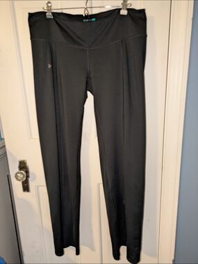 Under Armour Black Wide-Leg Active Pants
